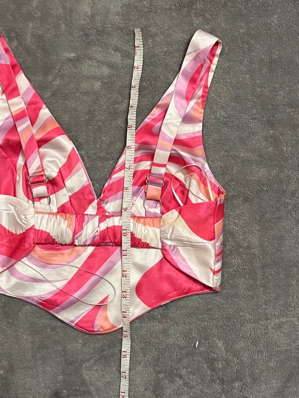 Princess Polly Pink Swirl Crop Top - Picture 5 of 7
